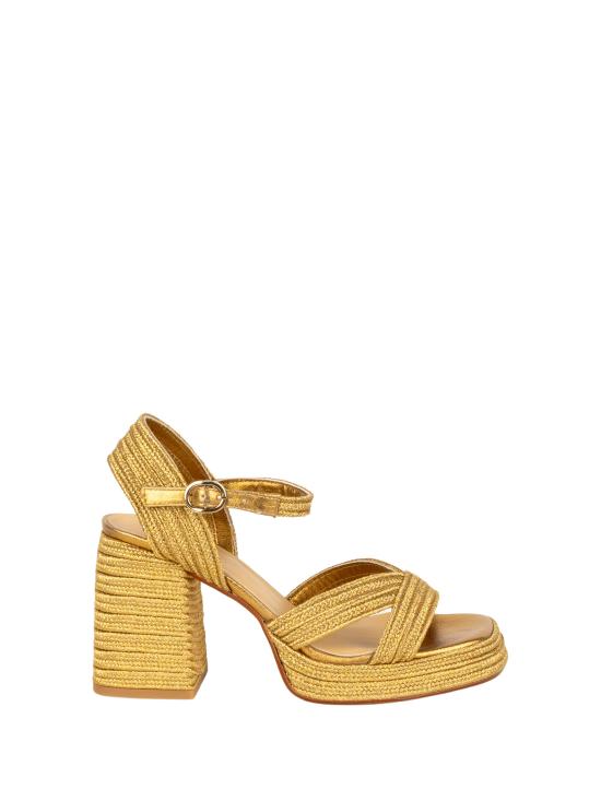 26SS 까스따네르 샌들 VALLE142TRENZADOSOROVEJO ORO VEJO