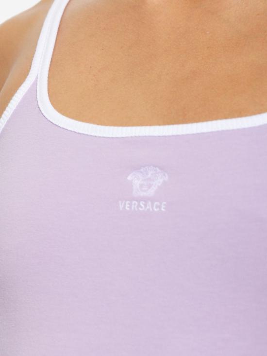 26FW 베르사체 민소매 티셔츠 10260181A186392LC10 LILLA - VERSACE