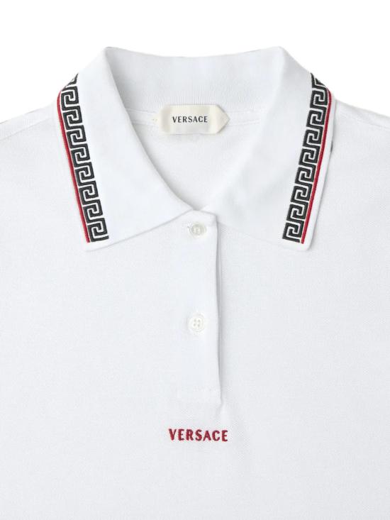 26FW 베르사체 폴로 티셔츠 10259671A186881W000 BIANCO - VERSACE