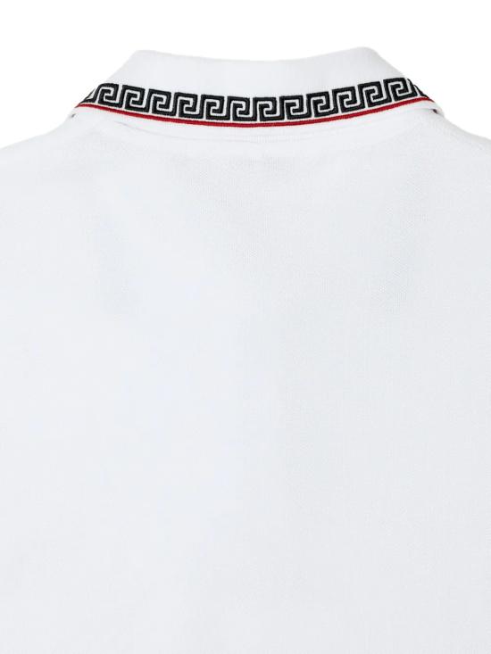 26FW 베르사체 폴로 티셔츠 10259671A186881W000 BIANCO - VERSACE