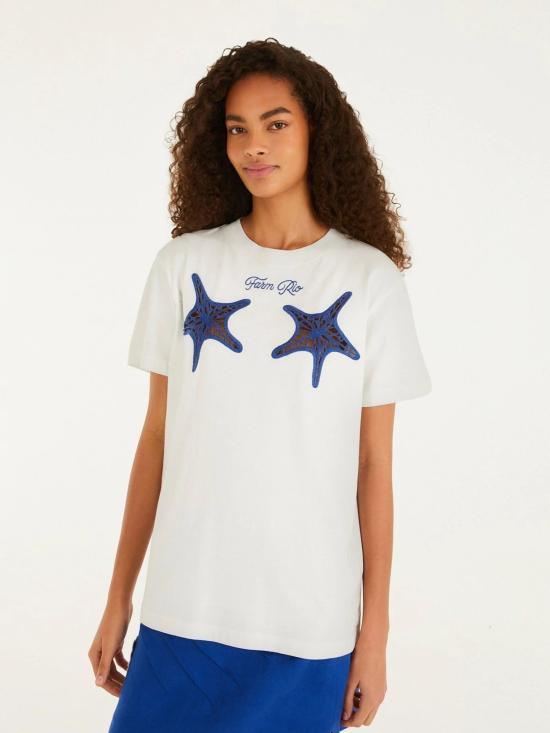26FW 팜 리오 반팔 티셔츠 356416L0025 BIANCO - FARM RIO