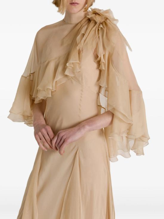 26FW 알베르타 페레티 롱 원피스 UA04146615 0081 NUDE NEUTRALS - ALBERTA FERRETTI