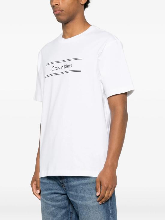 26FW 캘빈클라인 반팔 티셔츠 LV04LG813G YAF WHITE - CALVIN KLEIN
