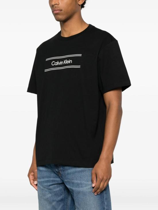 26FW 캘빈클라인 반팔 티셔츠 LV04LG813G UB1 BLACK - CALVIN KLEIN