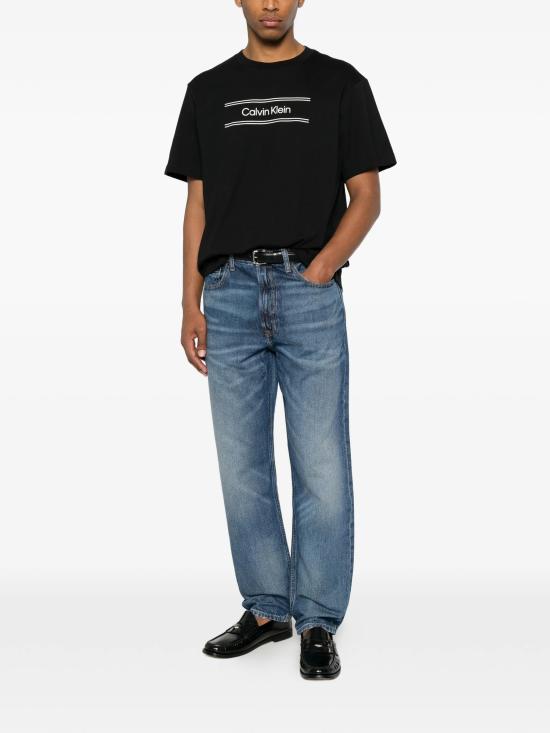 26FW 캘빈클라인 반팔 티셔츠 LV04LG813G UB1 BLACK - CALVIN KLEIN
