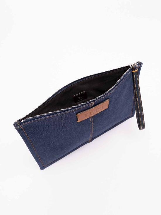 26FW 펜디 클러치/파우치 7N0134B08ZF1X9D BLUE - FENDI