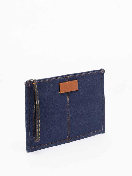 26FW 펜디 클러치/파우치 7N0134B08ZF1X9D BLUE - FENDI