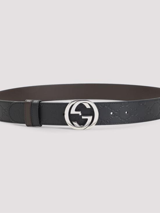 25FW 구찌 가죽 벨트 473030CWCWN1070 BLACK - GUCCI