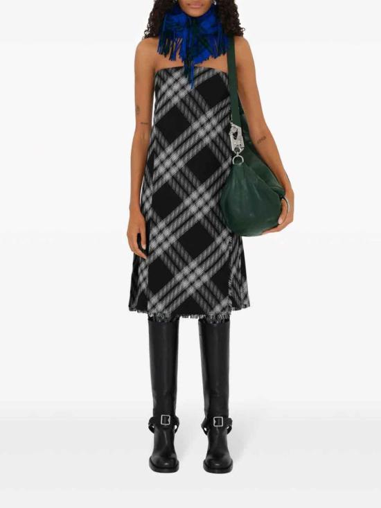  버버리 미디 스커트 8083033 BLACK - BURBERRY
