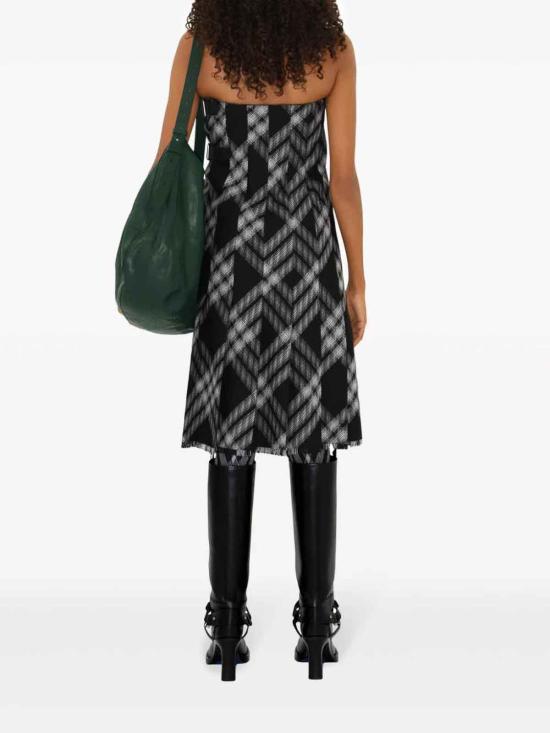  버버리 미디 스커트 8083033 BLACK - BURBERRY