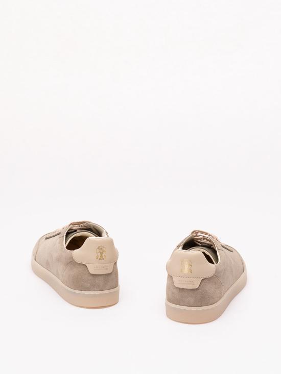 26FW 브루넬로 쿠치넬리 스웨이드 스니커즈 MZUMGLJ336CDG36 DARK GREEN - BRUNELLO CUCINELLI