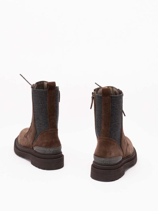 26FW 브루넬로 쿠치넬리 부츠 MZSFG3308C9885 BROWN - BRUNELLO CUCINELLI