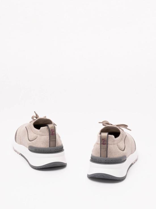 26FW 브루넬로 쿠치넬리 스니커즈 MZUAUFO340CEJ23 LIGHT BROWN - BRUNELLO CUCINELLI