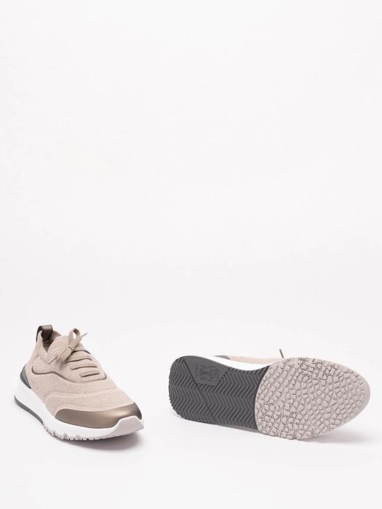 26FW 브루넬로 쿠치넬리 스니커즈 MZUAUFO340CEJ23 LIGHT BROWN - BRUNELLO CUCINELLI
