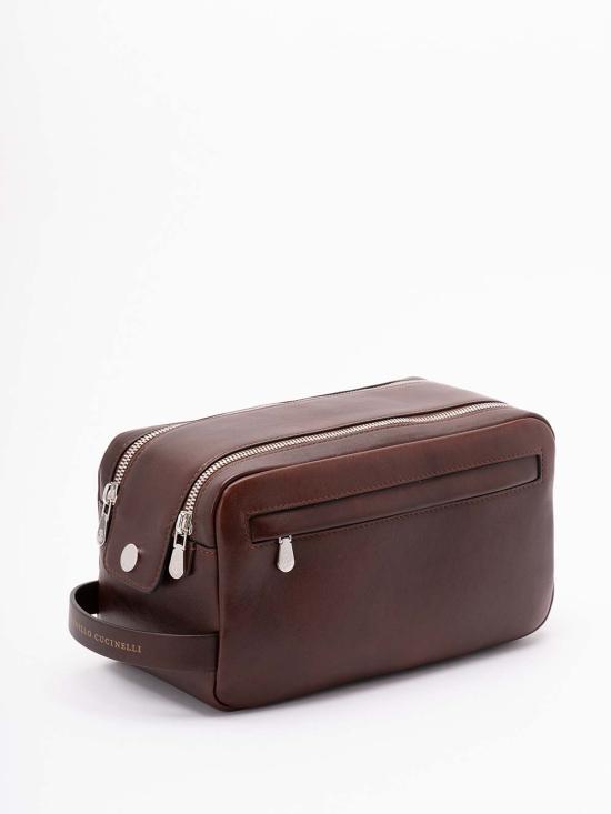 26SS 브루넬로 쿠치넬리 클러치/파우치 MWCIBU334C8457 BURGUNDY - BRUNELLO CUCINELLI