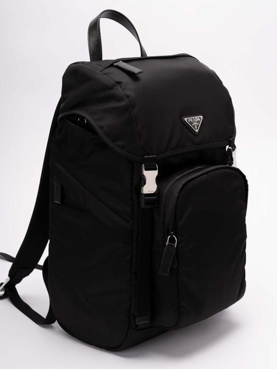  프라다 리나일론 앤 사피아노 백팩 2VZ1352DMGVHOLF0002 BLACK - PRADA