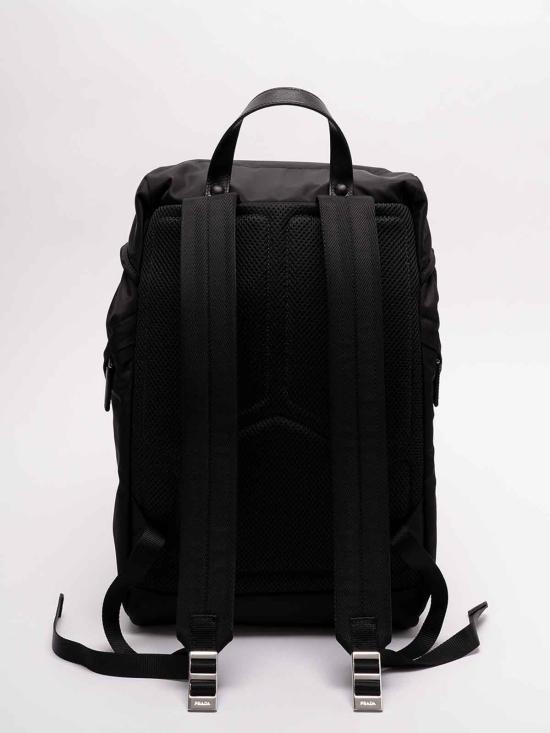  프라다 리나일론 앤 사피아노 백팩 2VZ1352DMGVHOLF0002 BLACK - PRADA