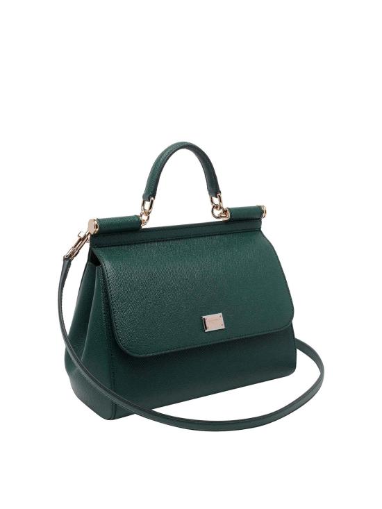 26SS 돌체앤가바나 라지 시실리 핸드백 BB6002B100187399 GREEN - DOLCE & GABBANA