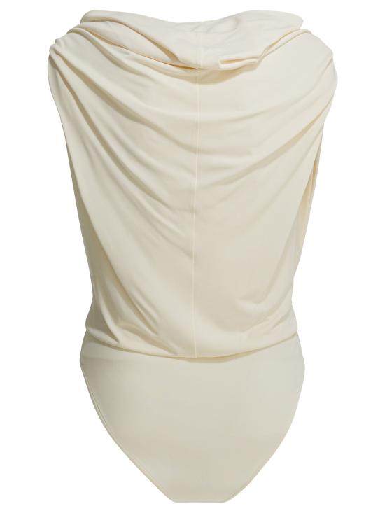 26SS 알라이아 바디수트 티셔츠 AA9B0426J090C160 WHITE - ALAIA