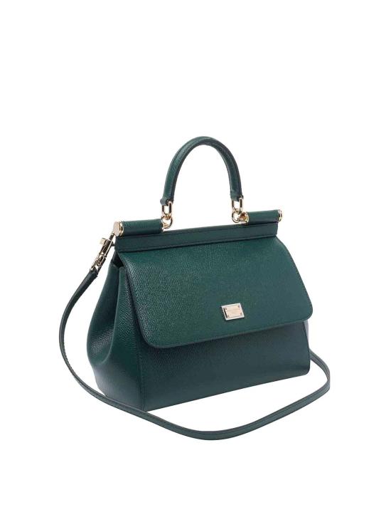 26SS 돌체앤가바나 미디움 시실리 핸드백 BB6003B100187399 GREEN - DOLCE & GABBANA