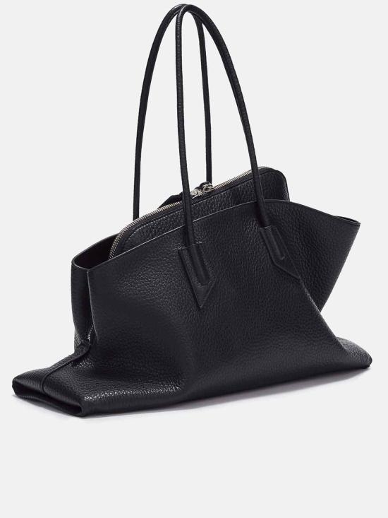 26SS 디 아티코 라 파세지아타 미디엄 탑 핸들 백 250WAH00054LBT117AA100 BLACK - THE ATTICO