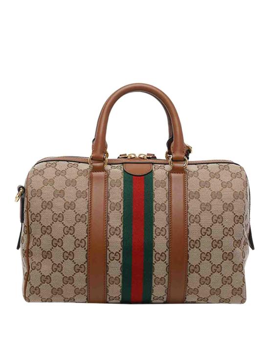 26SS 구찌 오피디아 미디움 보스턴 백 857595FAFUF9870 BROWN - GUCCI