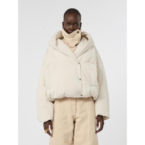 26FW 스포트막스 숏패딩 2622486012600001 ALBINO