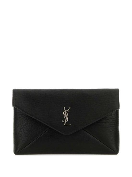 26FW 생로랑 카산드라 라지 엔벨로프 파우치 778181AACIA 1000 Nero