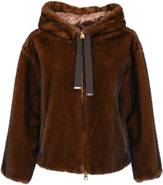 26FW 에르노 멜란지 얼터너티브 밍크 퍼 보머 자켓 GI000318D127398800 BROWN