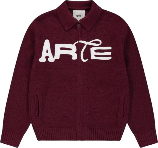 26FW 아르떼 앤트워프 베스트 ARTEANTWERP021K602ENERGYCARDIGANCARDIGANSBURGUNDY MAROON