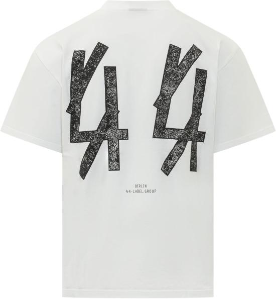 26FW 44레이블 반팔 티셔츠 B0030556FA582P663 WHITE - 44 LABEL