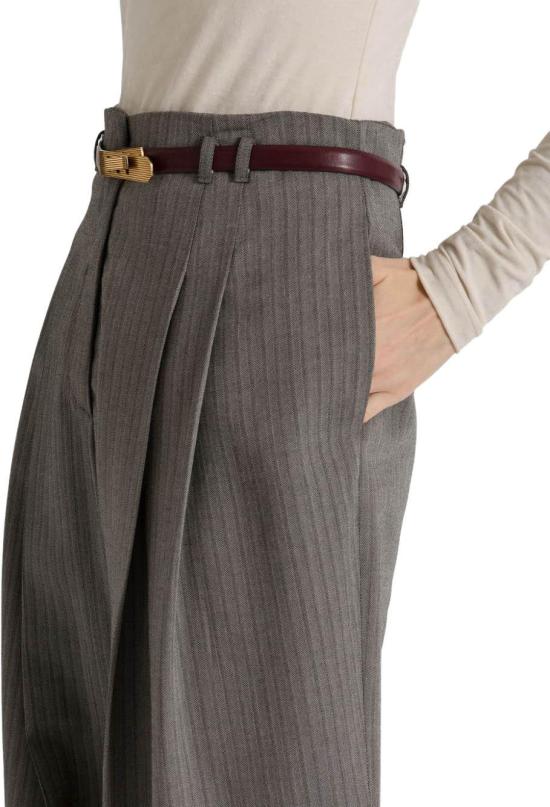 26FW 알베르타 페레티 스트레이트 팬츠 030866391501 GREY - ALBERTA FERRETTI