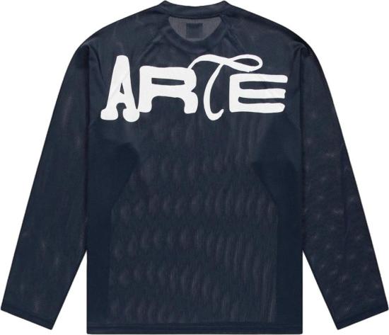 26FW 아르떼 앤트워프 긴팔 티셔츠 ARTEANTWERP026LS1PATCHENERGYLONGSLEEVETSHIRTLONGSLEEVETSHIRTSBLACK NAVY
