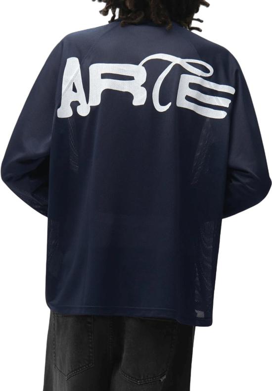 26FW 아르떼 앤트워프 긴팔 티셔츠 ARTEANTWERP026LS1PATCHENERGYLONGSLEEVETSHIRTLONGSLEEVETSHIRTSBLACK NAVY - ARTE ANTWERP