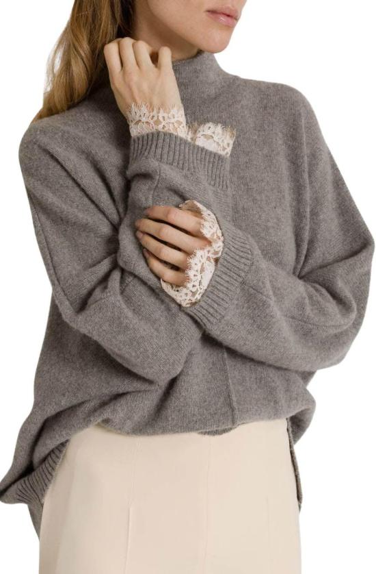 26FW 알베르타 페레티 터틀넥 092266010474 TAUPE - ALBERTA FERRETTI