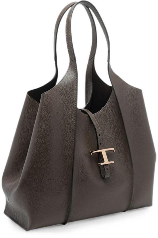 26FW 토즈 T 타임리스 미니 쇼핑백 XBWTSBA0300XSOB208 TAUPE - TODS