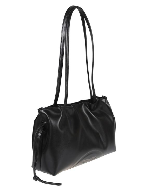 26FW 토리버치 엘라 리사이클드 드로스트링 스몰 토트 핸드백 178768 001 Black - TORY BURCH