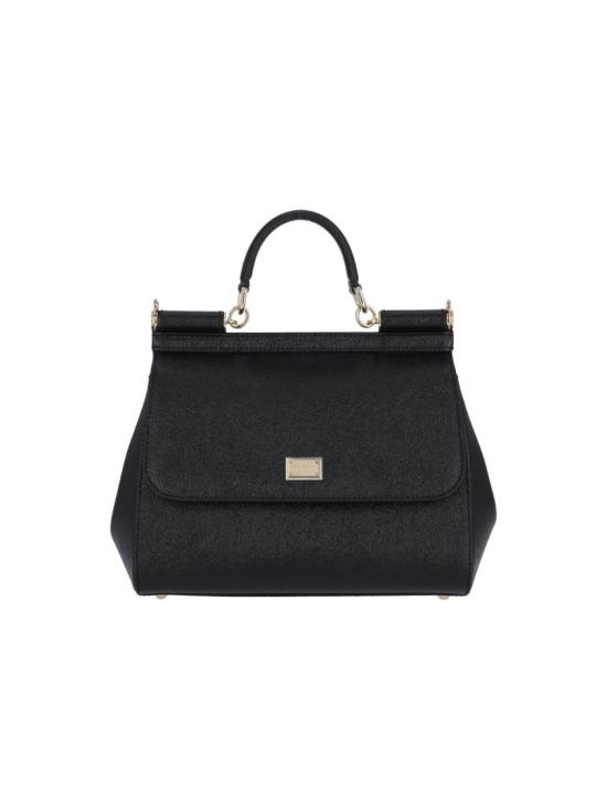 26FW 돌체앤가바나 라지 시실리 핸드백 BB6002 B100180999 Black