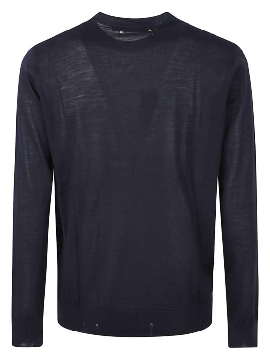 26FW 골든구스 라운드넥 스웨터 GMP00947P00066550501 Black - GOLDEN GOOSE