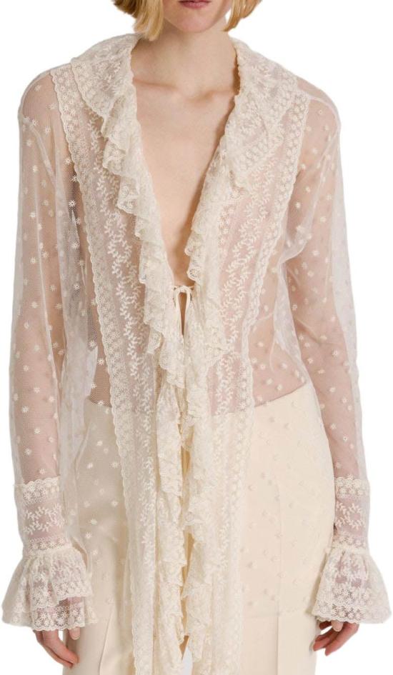 26FW 알베르타 페레티 블라우스 021366200002 WHITE - ALBERTA FERRETTI