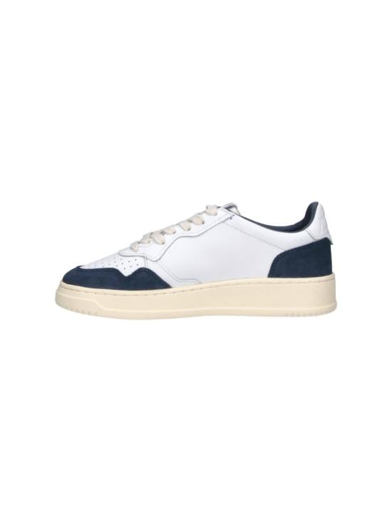 26FW 오트리 메달리스트 로우 레더 스니커즈 AULWFT22 White - AUTRY
