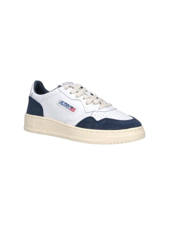 26FW 오트리 메달리스트 로우 레더 스니커즈 AULWFT22 White - AUTRY