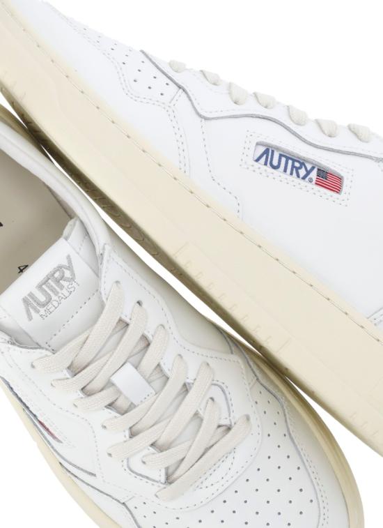 26FW 오트리 메달리스트 로우 스니커즈 AULMLL27WHT FEATHER Neutrals - AUTRY
