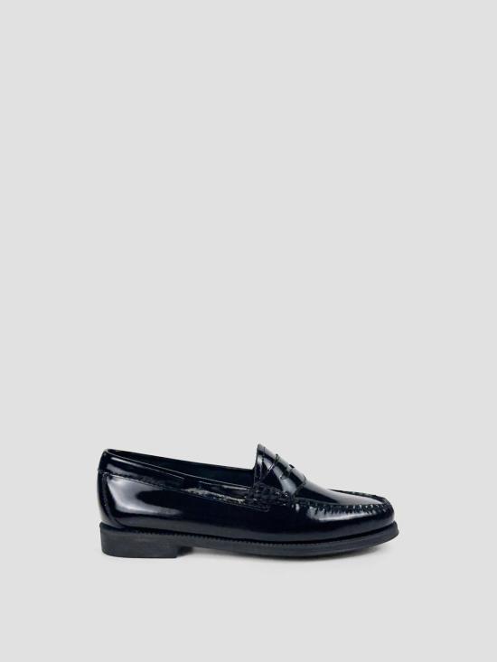 26FW 지에이치 바스앤코 로퍼 BA41711D 1BP BLACK PATENT LEATHER
