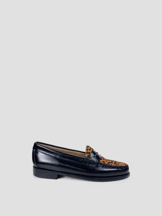 26FW 지에이치 바스앤코 로퍼 BA41014C 3HO BLACK LEATHER HIDE