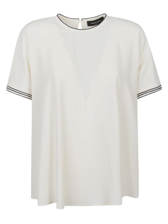 26FW 파비아나 필리피 반팔 티셔츠 TPD216F729M3570145 White