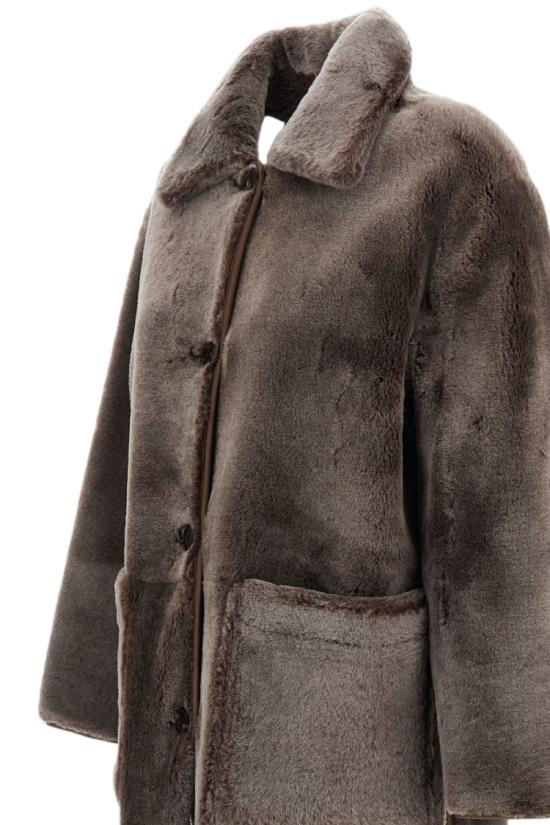 26FW 아르마 무스탕 111L26608102WOOD Brown - ARMA