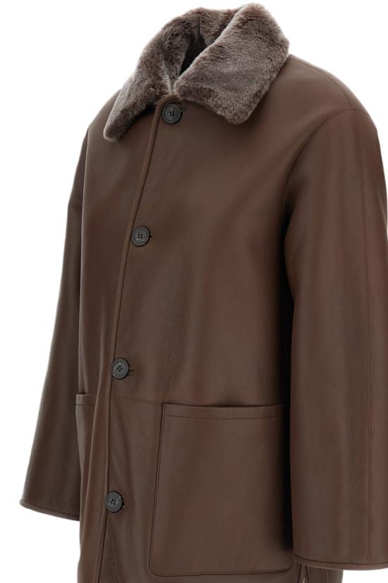 26FW 아르마 무스탕 111L26608102WOOD Brown - ARMA