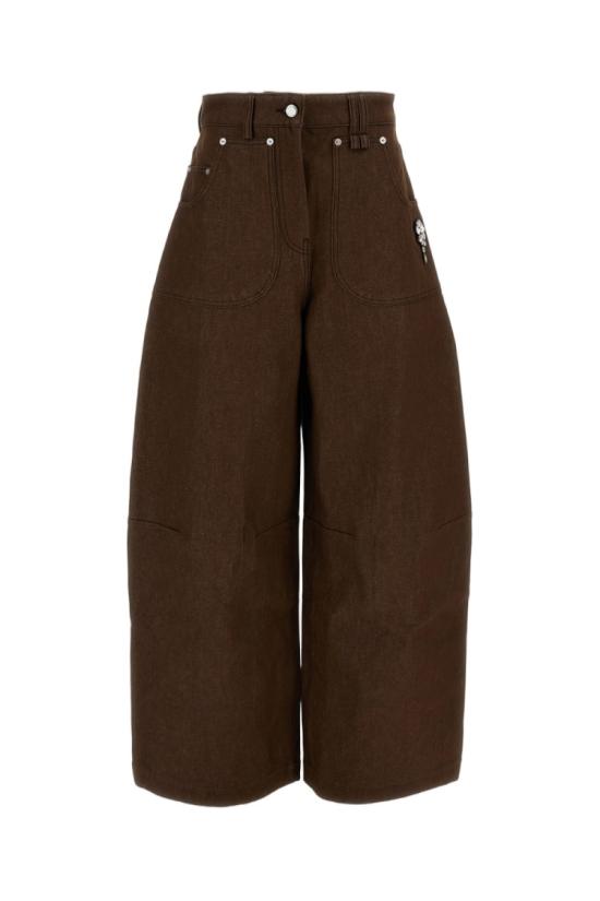 26FW 시몬로샤 데님 팬츠 4218B1355TANPEARLCLEAR Brown