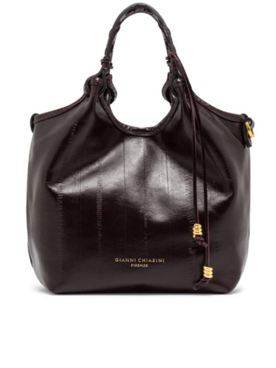 26FW 지아니 끼아리니 토트백 BS 12678 EEL PSLY Black